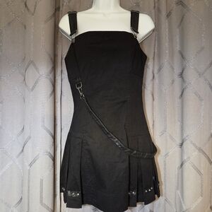 Tripp NYC The Mortal Instruments City Of Bones Black Pleated Studded Dress M